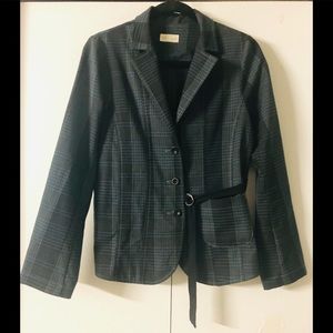 Neesh by D.A.R. Anthropologie blazer M🌟 Tie waist casual workwear career